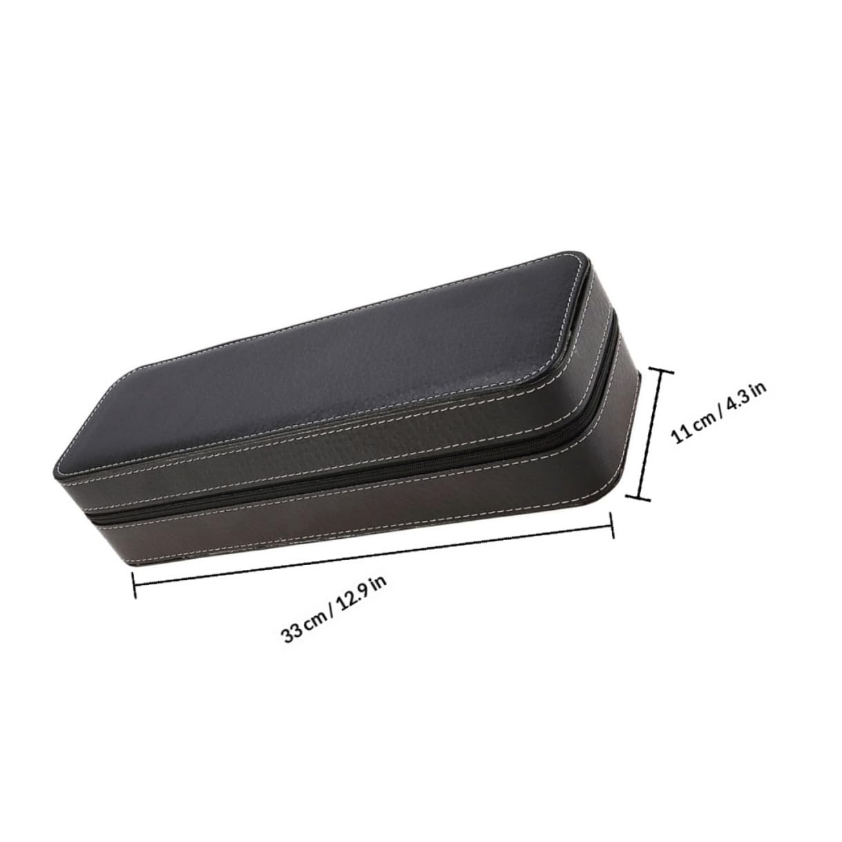 Homoyoyo Boîte de Rangement pour Montres Noire, 6 Emplacements, Cuir