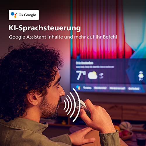 Philips 43PUS8007/12 Fernseher (4K UHD, HDR10+ kompatibel, 60 Hz, Dolby Vision und Atmos, 3-seitiges Ambilight, Smart TV, Triple Tuner) 2022, Mattschwarz, 43 ", 108 cm – Bild 6