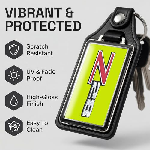 Image of Brotherhood Car Key Chain for Camaro - Classic Models Keychain for Men and Women Gift Key Ring - -