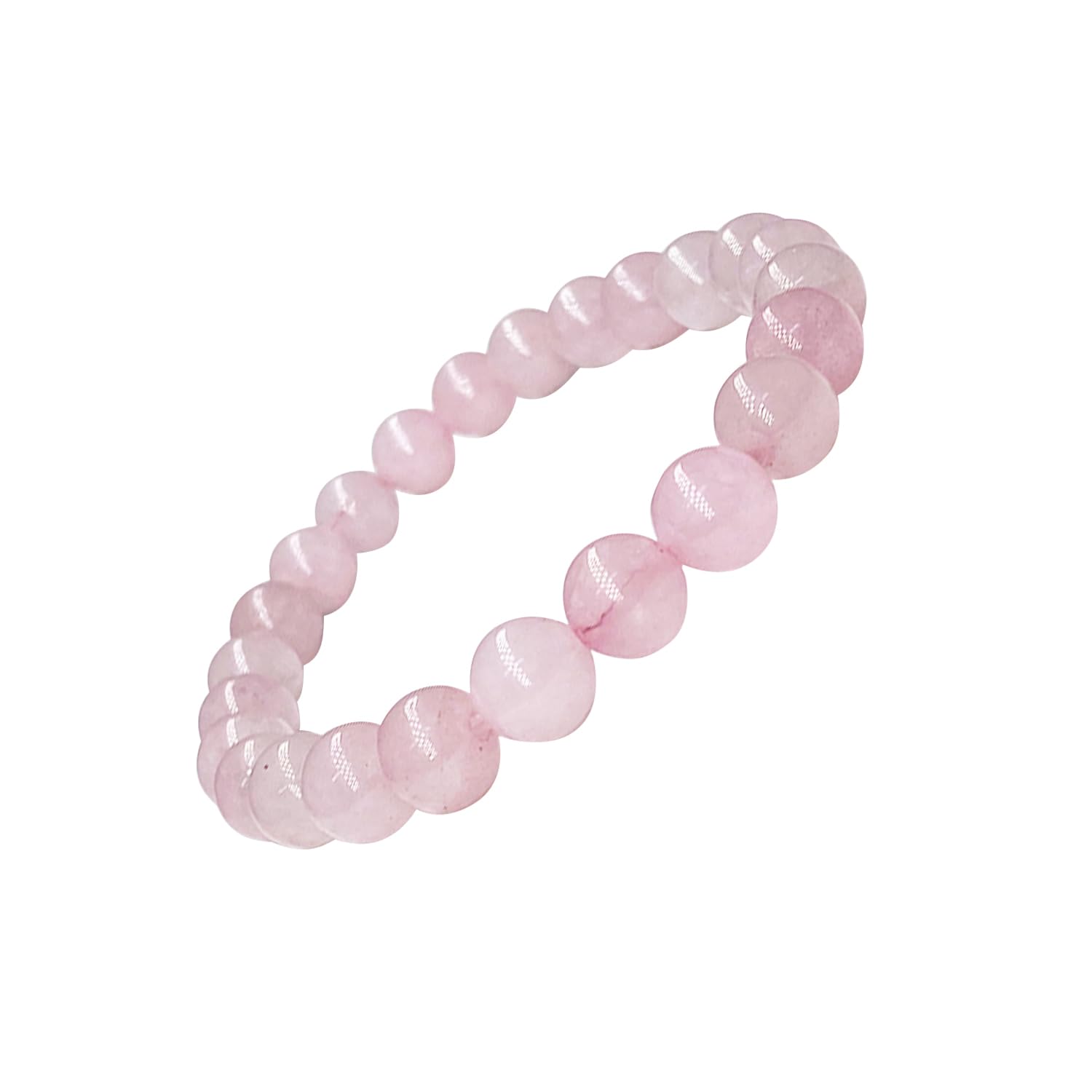 Seetara Rose Quartz Crystal Bracelet, 8-MM Beads Bracelet - Men & Women - Balances Soul Body, Mind, Fashion & Spirituality, Love & Relationship band for Couples (B0BR84MSRZ) Amazon Price History, Amazon Price Tracker