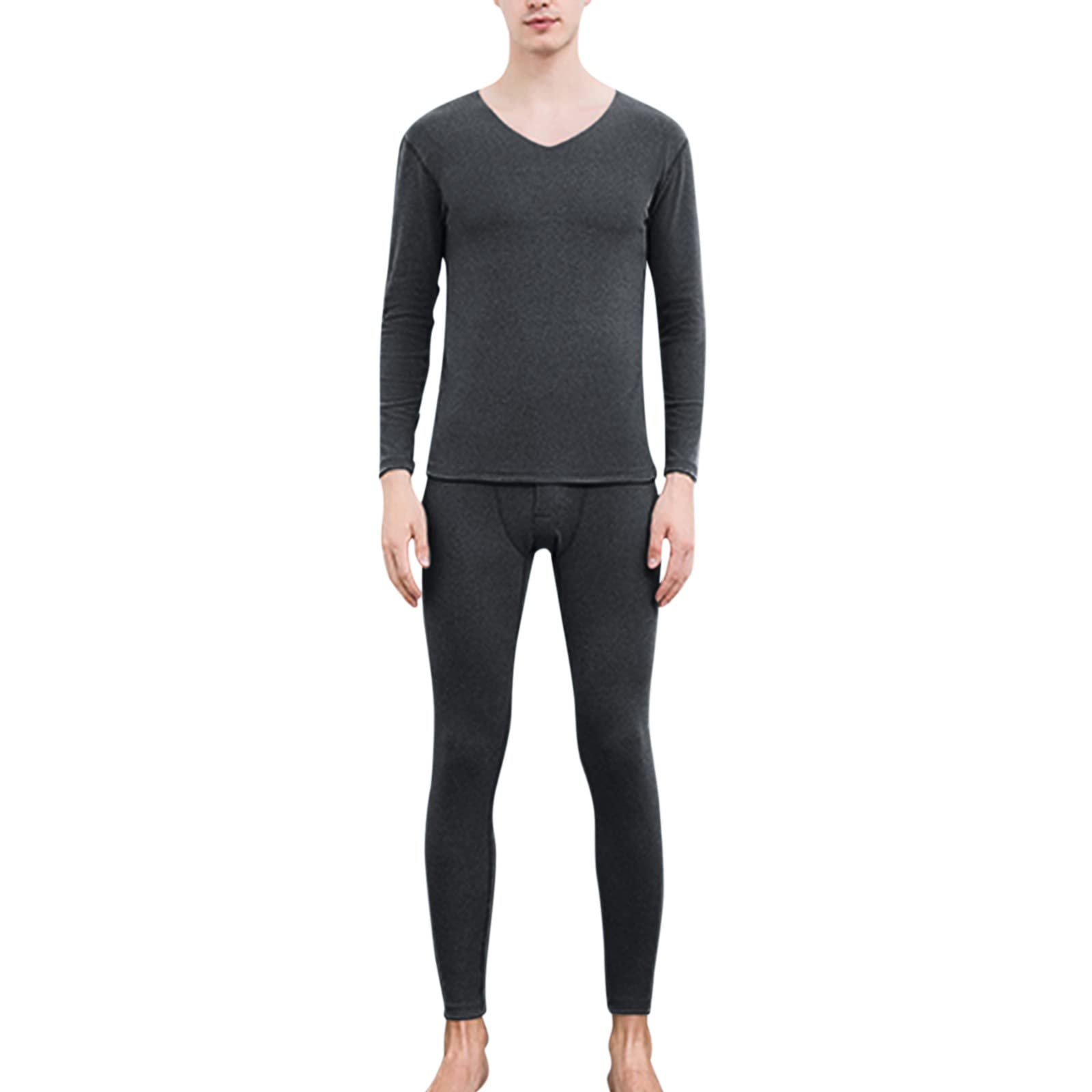 Mens Long Johns Thermal Set Big and Tall Heavyweight Long Johns Base Layer  Merino Wool Base Layer Set, Thermal Set, Top Bottom