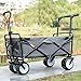 Générique Camions À Main Pliables, Chariot De Jardin À Traction Chariot À Main Pliant Chariot De Supermarché Portable Chariot D'Épicerie Chariot De Camping en Plein Air Chariot De Pêche