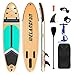 WelandFun Stand Up Paddle Board Gonfiabile, 15CM Spessore Tavola da Stand Up Paddle, Tavola da Paddling Gonfiabile con Pompa,Surf Board Gonfiabile con Accessori