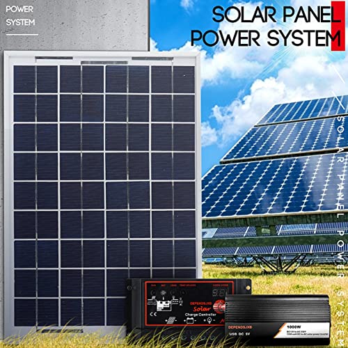 ICOCO Kit Pannello Solare 30W 12V Sistema di