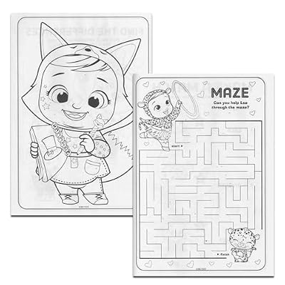Bendon Cry Babies Coloring and Activity Books - Imagine Ink Coloring Book, Play Pack, Stickers, More