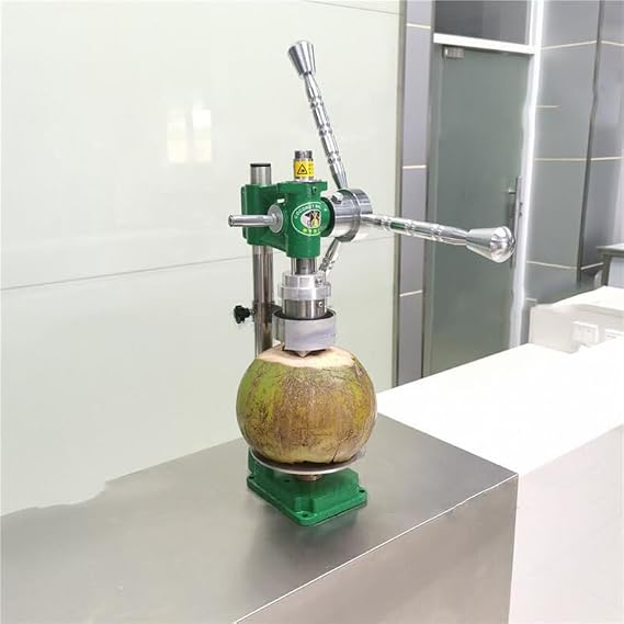 Manual Coconut Opener Stainless Steel Coconut Punching Machine Young Coconut Driller Save Effort Drilling Hole for Coco Milk