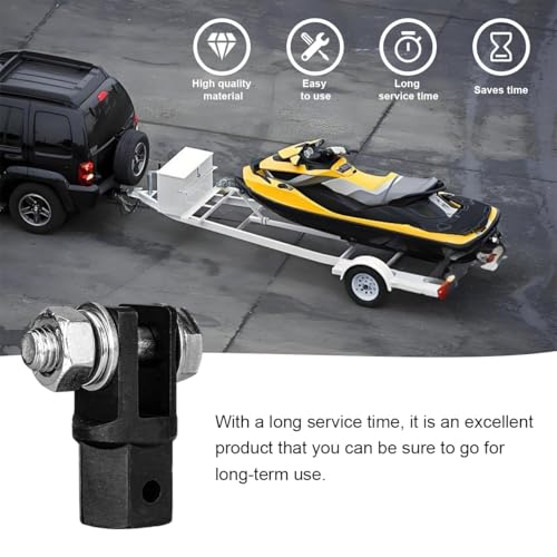 Image of KVAEY 1 /2 inch Scissor Jack Adapter, Scissor Jack Drill Adapter for 1 /2 Inch Drive Socket or 13 /16 Inch Lug Wrench, Drive Impact Wrench Automotive Sturdy Power Jacks Connector