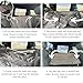 Boops & Floofs Convertible Back Seat Extender for Dogs, Half Seat Extender, Non-Slip Waterproof Hard Bottomed Hammock, Allows Passengers (PAT Pending 63/550,158)