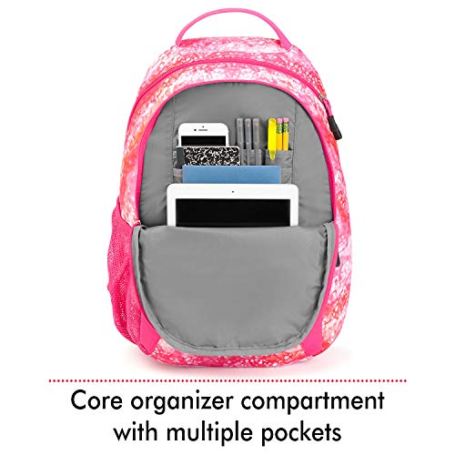 Image of High Sierra Curve Backpack, Effervescent /Flamingo, 18.5 x 12.5 x 8.5-Inch, Curve Backpack