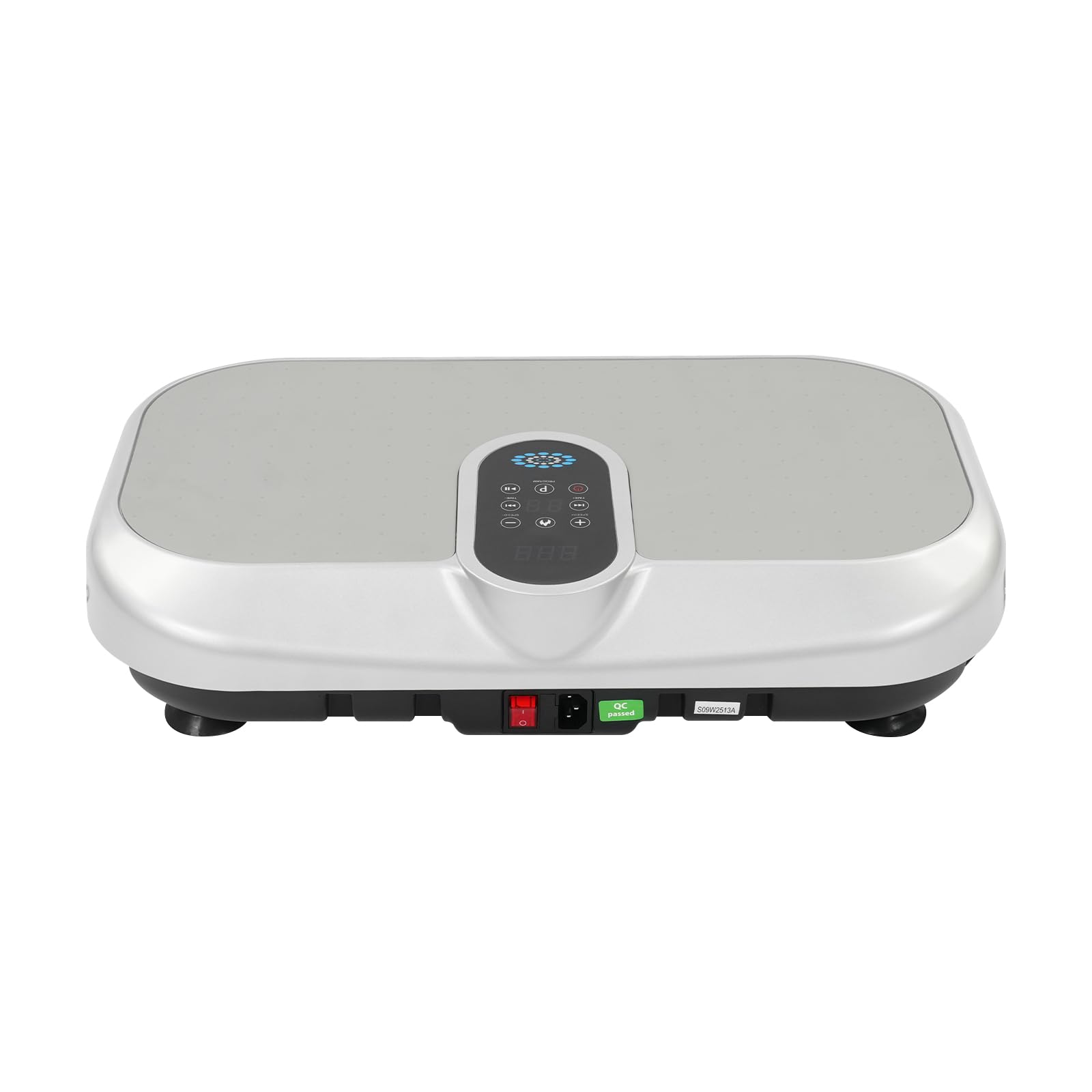 Płyta wibracyjna z 9 trybami treningu, połączenie Bluetooth, płyta wibracyjna do domu z pilotem zdalnego sterowania i wyświetlaczem LED, cicha płyta wibracyjna do treningu całego ciała, odchudzania