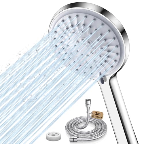 FASDUNT Duschkopf Wassersparend 【Wasserersparnis 49%】𝟱...