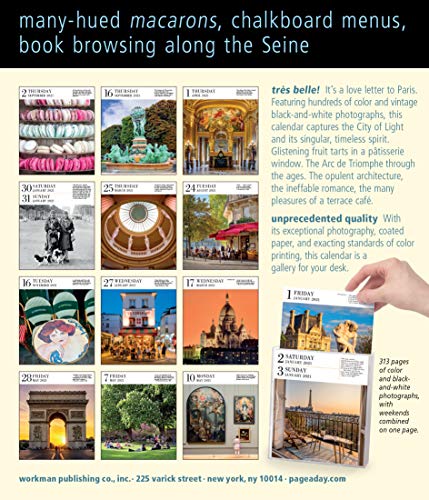 Paris Page-A-Day Gallery Calendar 2021