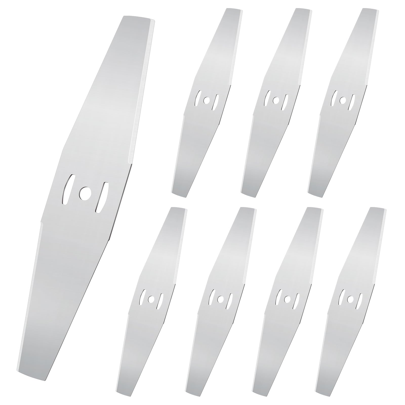 Cortacésped manual, 8 piezas, cuchillas de repuesto para cortacésped universal, resistente al desgaste, cuchillas manuales para cortadora de césped, cortacésped eléctrico, 37314
