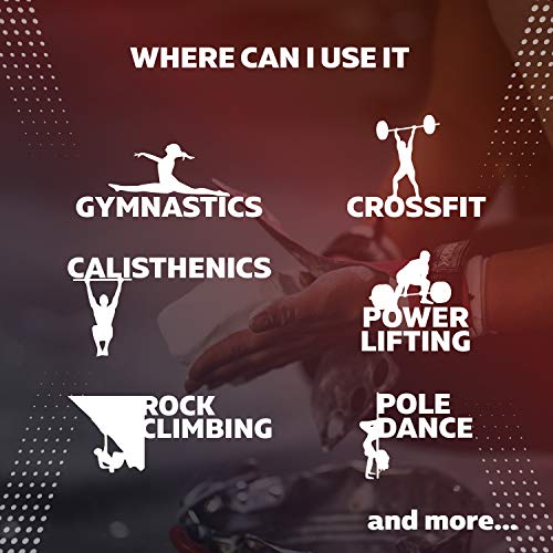 PICSIL-krijtblok, magnesium in blok of stof voor gymnastiek, klimmen, gewichtheffen, dansstang, crosstraining… - Image 5