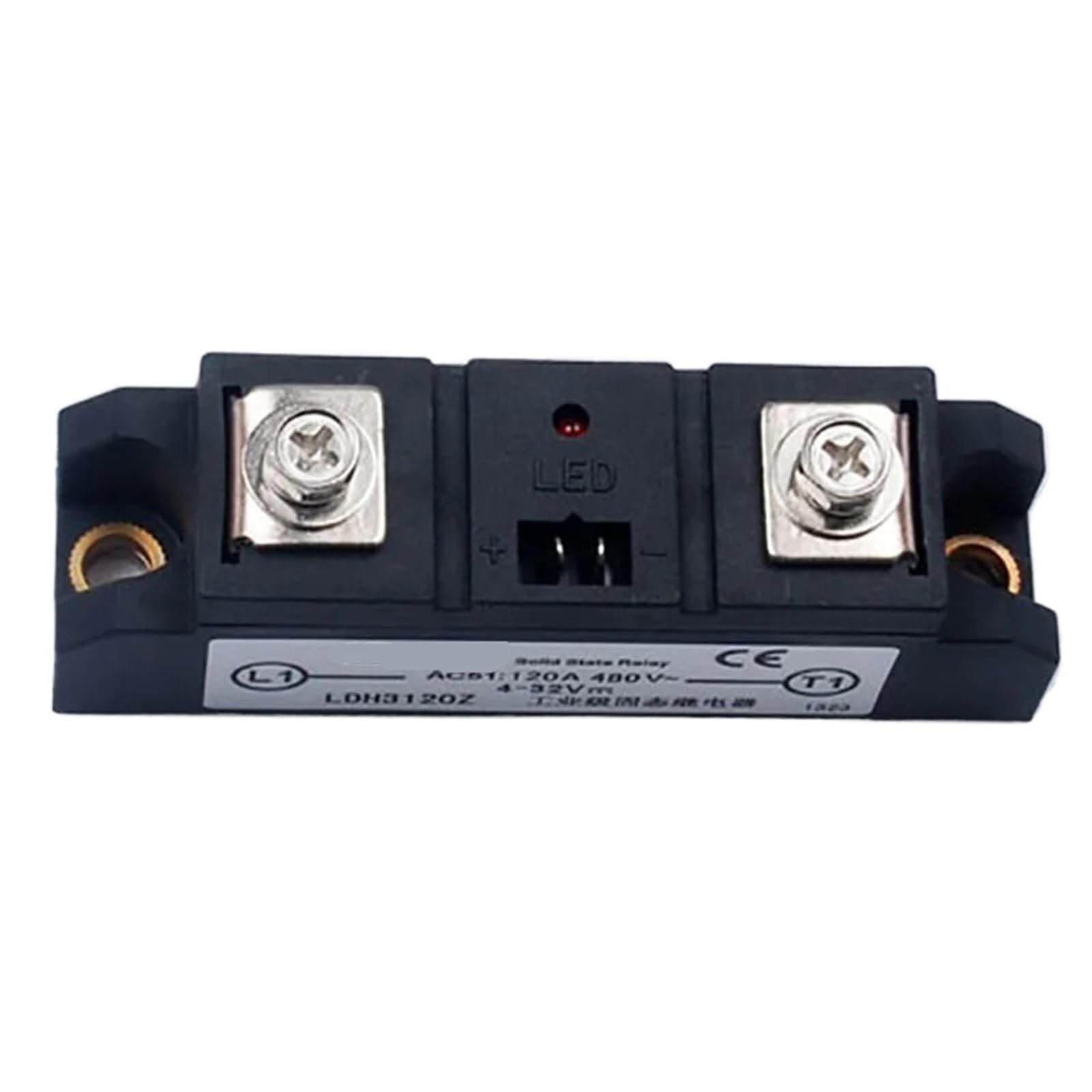 Relais statique monophasé LDH3120Z 120A pour contrôle industriel de tension 75-480VAC