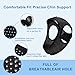 Chin Strap for Sleeping, Anti Snoring Devices Comfortable Effective Stop Snoring Solution, Snore Stopper Breathable, Anti Snore Chin Strap Adjustable Velcro, with Eye Mask, Black