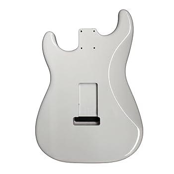 ホワイト ソリッドボディ エレキギター Amazon | ソリッドウッド エレキギターボディ 未完成 エレキ