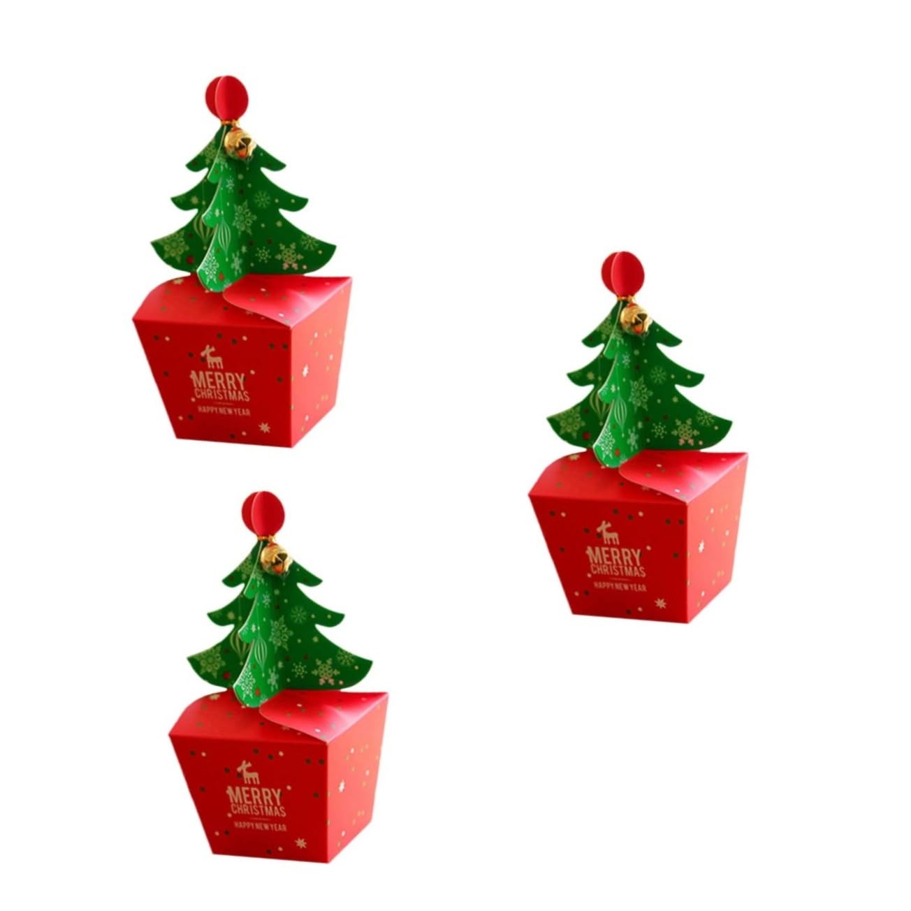 minkissy 30stücke Weihnachtsgeschenkschachteln Für Süßigkeiten Im Kleinen Format Attraktive Verpackung Mit Weihnachtsbaum- Für Festliche Anlässe Aufbewahrung Von Leckereien