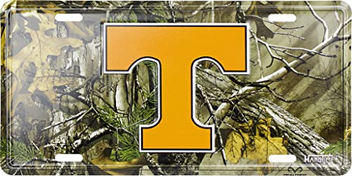 Tennessee Vols 6 x 12 Metal CAMO License Plate