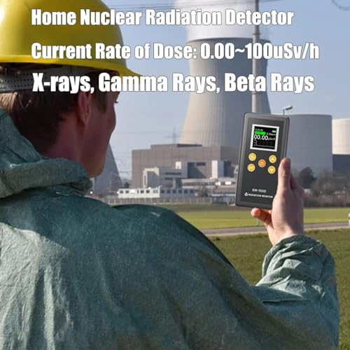 Detector de Radiación EMF Medidor Radiación Beta Gamma Ray miniatura 5