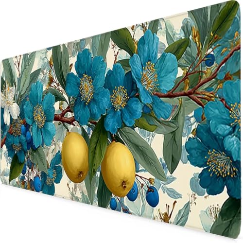 Tapis de souris haute précision vitesse tapis de souris bleu XXL caoutchouc 1200x600