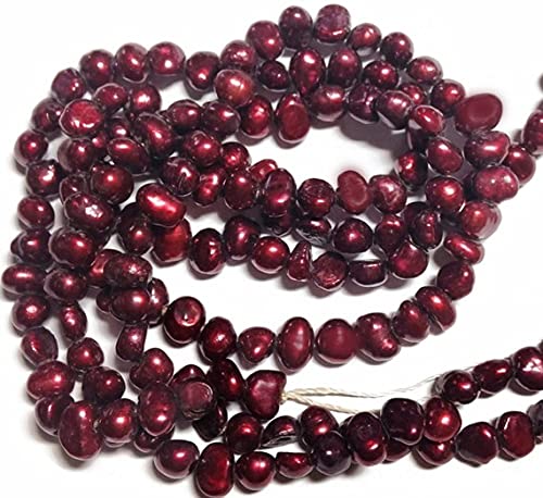 Perles nugget canneberge 5mm véritable fil perle baroque pour bijoux DIY