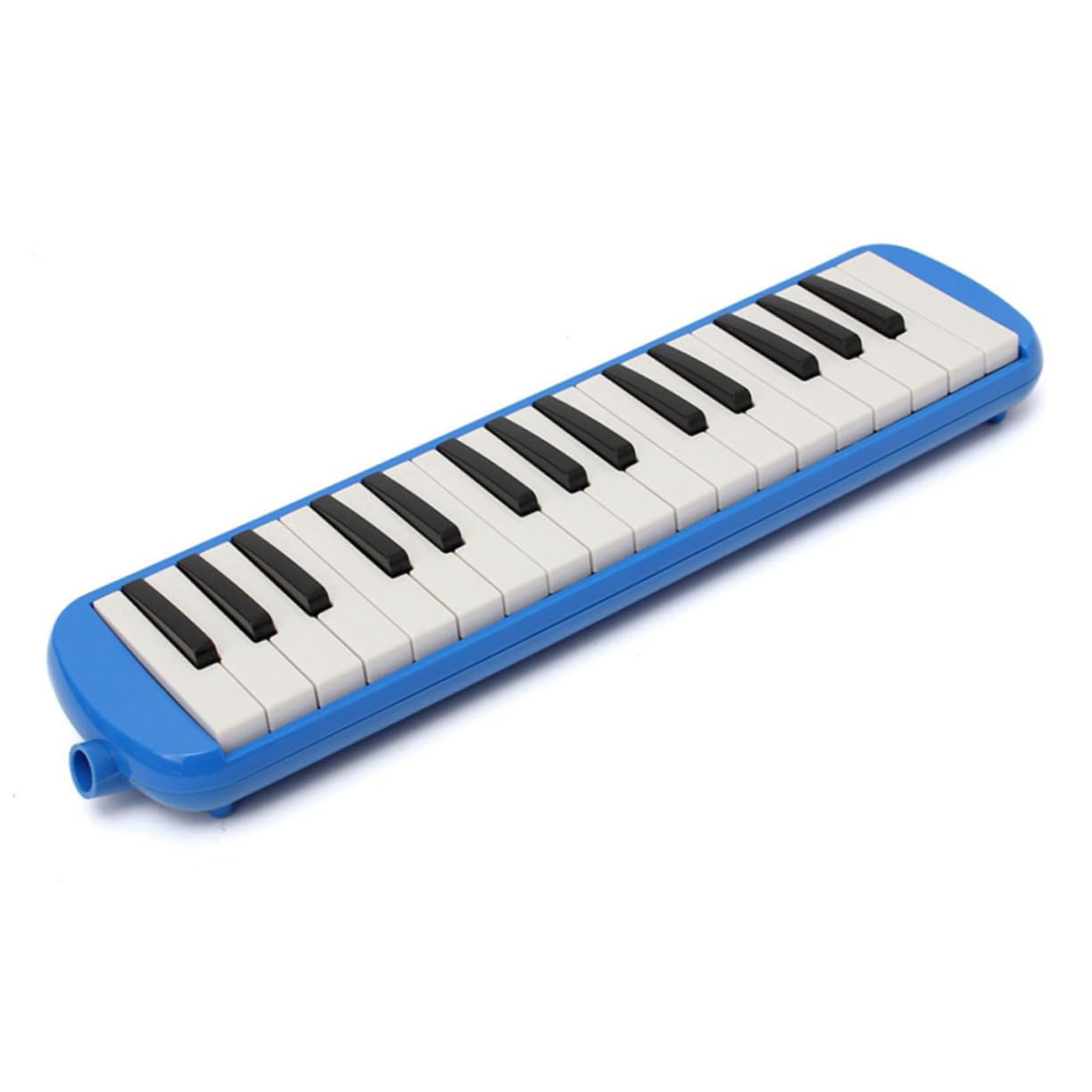 TOYANDONA 32 strumento melodico tromba giocattolo borsa clarinetto chitarra tamburello xilofono armoniche musicali arpa mascellare musicale strumenti Portare melodica portatile armonica Blue
