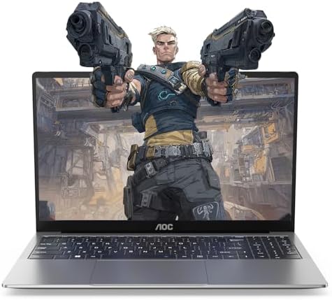 Gaming Laptop with AMD Ryzen 4300U Processor, 15.6" FHD Screen La...