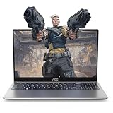 Gaming Laptop with AMD Ryzen 4300U Processor, 15.6' FHD Screen Laptop Computer with Radeon Graphics, 16GB RAM 512GB ROM Laptops Work Student Windows 11 Laptop, Wi-Fi, Type-C, HDMI, Webcam Cover Slide