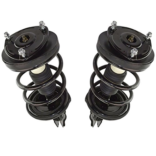 Image of TRQ Front Driver and Passenger Side Strut and Spring Assembly Set Loaded | For 06-14 Kia Sedona 07-10 Hyundai Entourage