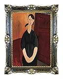 Le tableau est livré avec un cadre imitation vintage de style baroque, entièrement réalisé en polymère synthétique avec plastique de recyclage, il a la forme profilée et a un crochet arrière pour pouvoir la fixer au mur, il n'y a pas de verre.