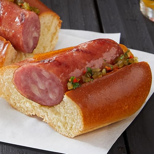 Fully Cooked White Cheddar Bratwurst 15 count, 2.8 ounces each from Kansas City Steak Company