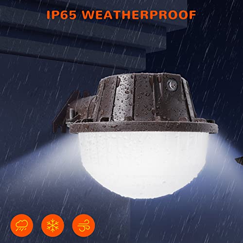 Jjc Led Barn Light, Dusk To Dawn Outdoor Lighting With Photocell 3000K/4000K/5000K Color Changing 40W 4800Lm, Ip65 Waterproof Area Street Light 100-277V 50/60Hz For Barns Garage Yard Warehouse #TOP4