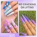 Makartt Poly Nail Gel Kit, 4 Colors, Purple Nail Extension Gel Builder, Strengthener,Strong Long Lasting Salon DIY Starter Kit