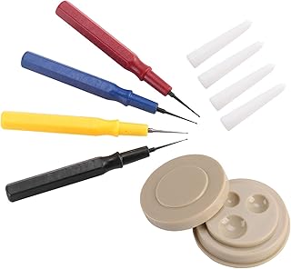 時計オイルペン 腕時計 オイラー 時計オイラーセット 油壷付き 4つオイルピン 時計屋 時計職人 工具・清掃用品