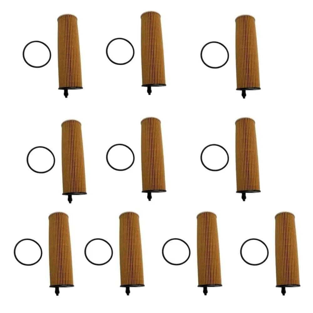 Kit de filtro aceite motor A6541801100 compatible con Mercedes W205, W213, W222, W247, Clase A, B180, C180d, G, GLC y GLE Filtro de Aceite para Coche(6pcs)