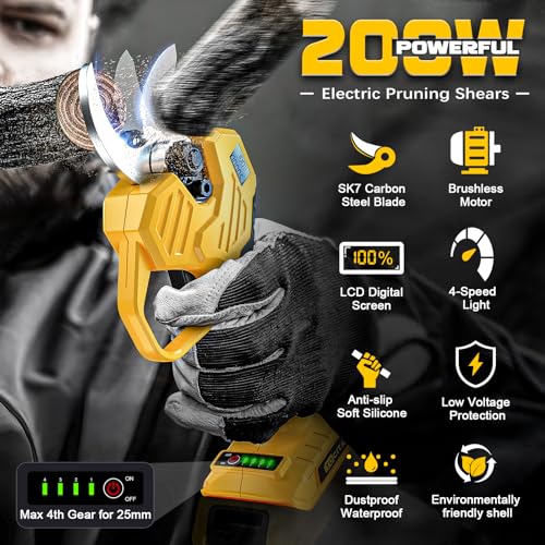 Tocitaa SKU07027 Cordless Electric Pruning Shears thumb #4