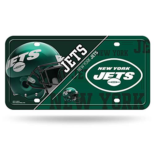 Rico Industries NFL New York Jets Metall Nummernschild Tag 15,2 x 29,2 cm