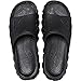 Crocs Unisex-Adult Echo Slides, Black, 9 Women/7 Men
