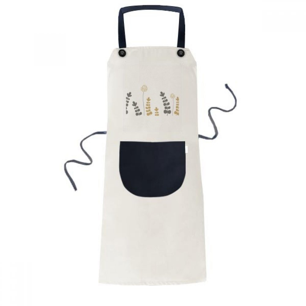 Tablier pissenlit résumé beige, le cadeau idéal pour passionnés de cuisine