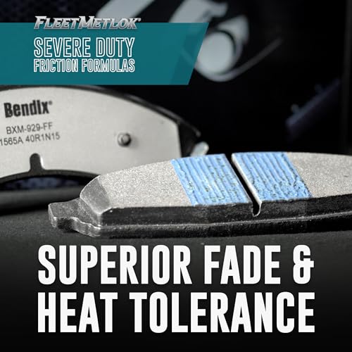 Image of Bendix Fleet Metlok MKD1083FM Semi-Metallic Front Brake Pads for Ford F-150 2009-2004, Lobo 2005-2004