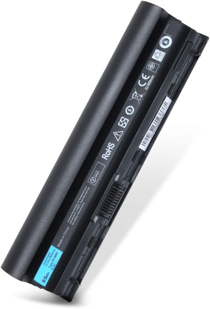 Laptop Battery for Dell Latitude E6120 E6230 E6320 E6330 E6430s E6220 Series, Compatible P/N UJ499 FRR0G K4CP5 RFJMW 312-1241 312-1242-[65WH 11.1V]