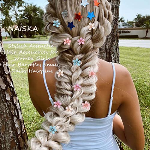 Naiska 12 Pcs Flower Hair Claw Clips Mini Cute Hair Pins Sweet Crystal Hair Clips Decorative Non-Slip Hair Clips Hair Accessories For Women Girls #TOP6