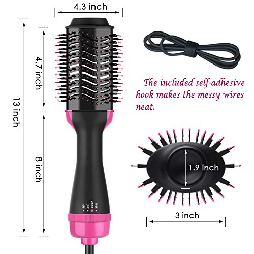 JONEG Hair Dryer Brush, Hot Air Brush, One-Step Hair Dryer & Volumizer Blow Dryer Brush