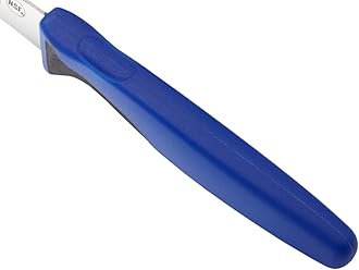 Mercer Culinary Millennia Color Handle Cutlery 3" Slim Paring Knife Blue