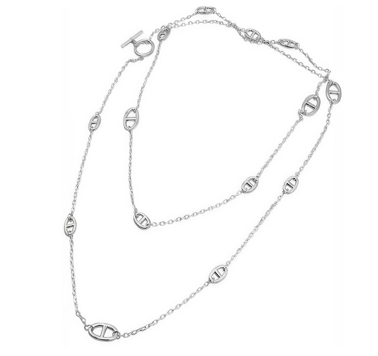 honey goods Stylish Long Steel Chain Necklace for Women – Trendy Fashion Jewelry with Industrial Links, Perfect for Layering and Casual or Formal Looks, 81 cm, Stainless Steel, No Gemstone-picture-42