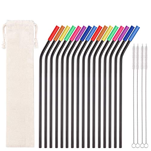 Stainless Steel Straws 16 Pcs 10.5