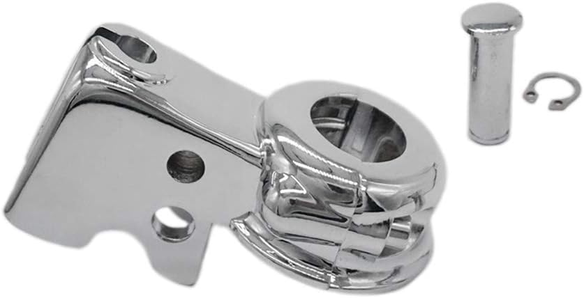 S SYUU Chrome Clutch Lever Mount Bracket Clutch Bracket Aftermarket Part Compatible with Harley Davidson Touring 96-07 Dyna Softail Street Bob FXDB/Wide Glide FXDWG/Switchback FLD