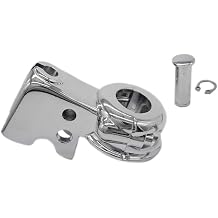 S SYUU Chrome Clutch Lever Mount Bracket Clutch Bracket Aftermarket Part Compatible with Harley Davidson Touring 96-07 Dyna Softail Street Bob FXDB/Wide Glide FXDWG/Switchback FLD