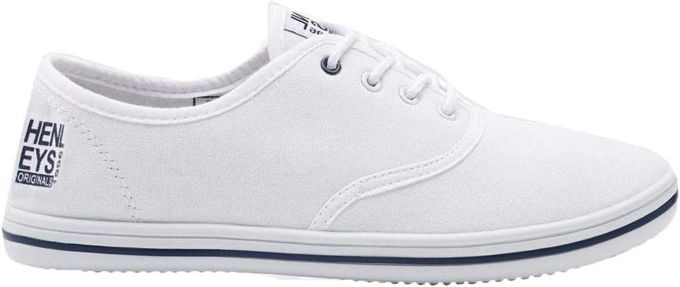 Henleys Mens Pumps Canvas Lace Up Casual Designer Shoes Trainers Plimsoles
